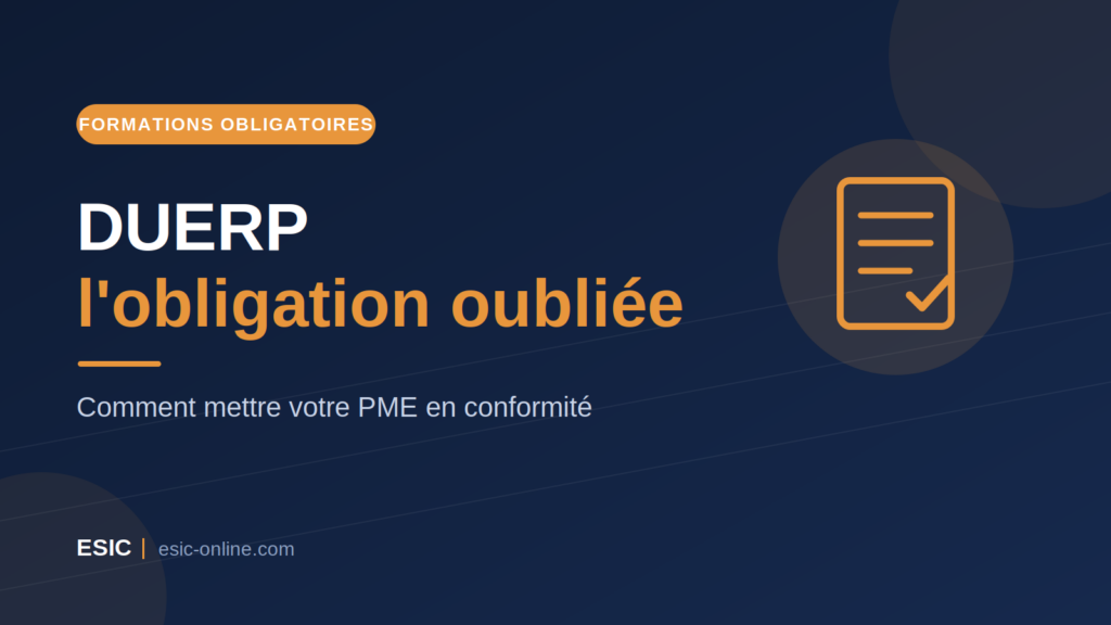 DUERP : l'obligation que beaucoup de PME oublient