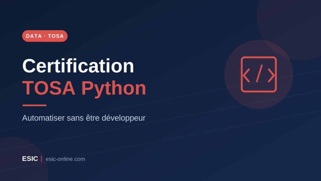 Certification TOSA Python